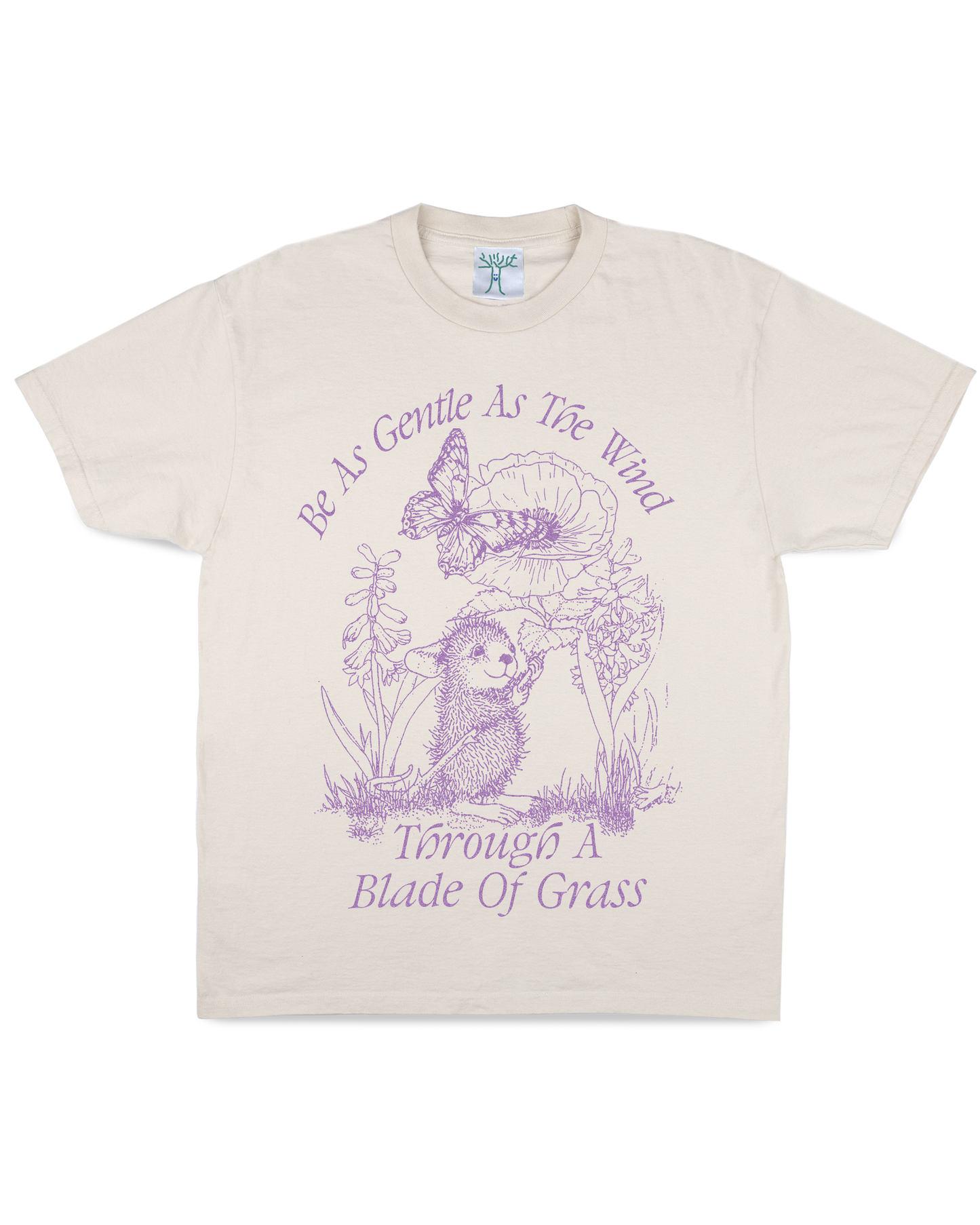 As Gentle As The Wind - Cream Tee