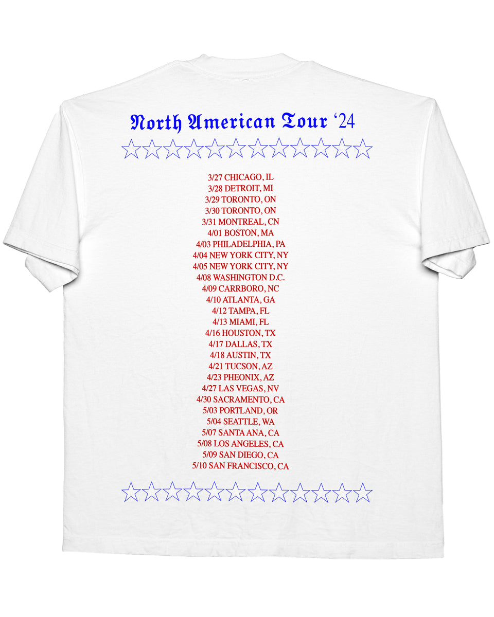 Anime Tour Tee - White Tee (Drawing by Sua Yoo)