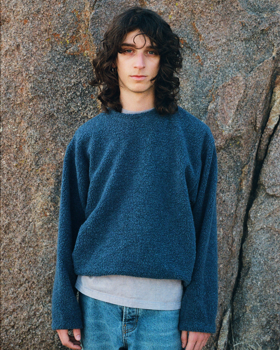 Slate Blue - Recycled Wool Pullover