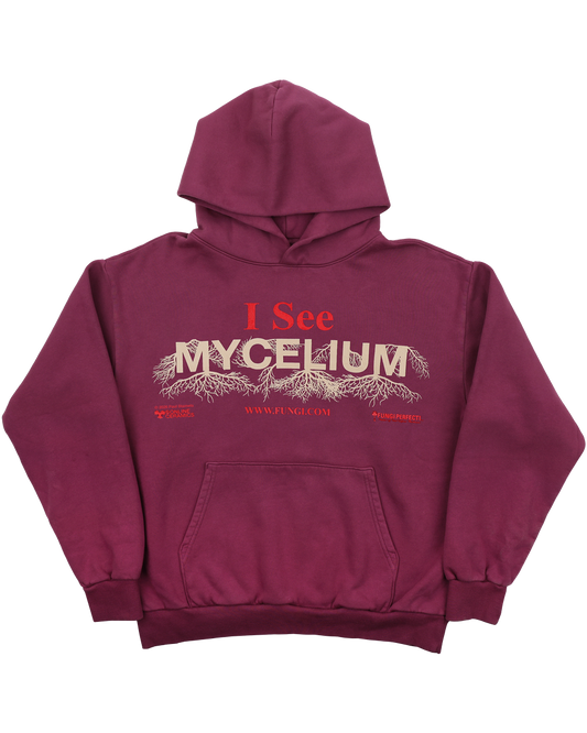 I See Mycelium - Mulberry Hoodie