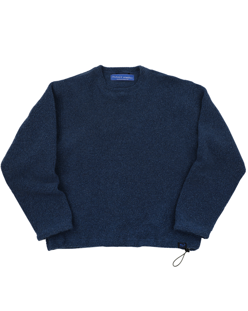 Slate Blue - Recycled Wool Pullover