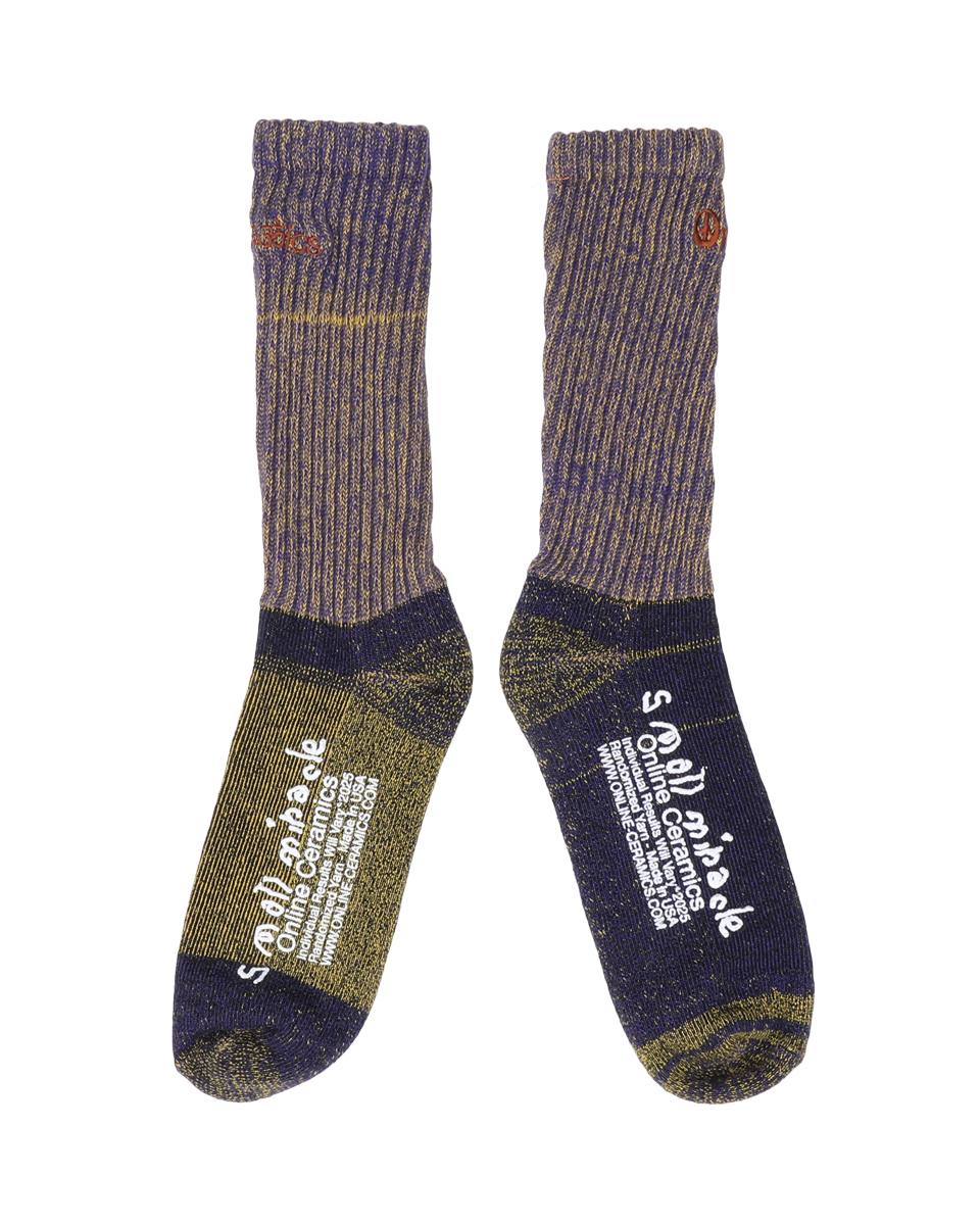 Purple Blue "Matching" Socks